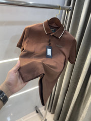 Hug o Boss aston martin edition Brown Logo Work Premium Polo T-shirt
