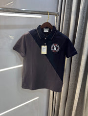 Gant Navy Grey Logo Work Premium Polo T-shirt