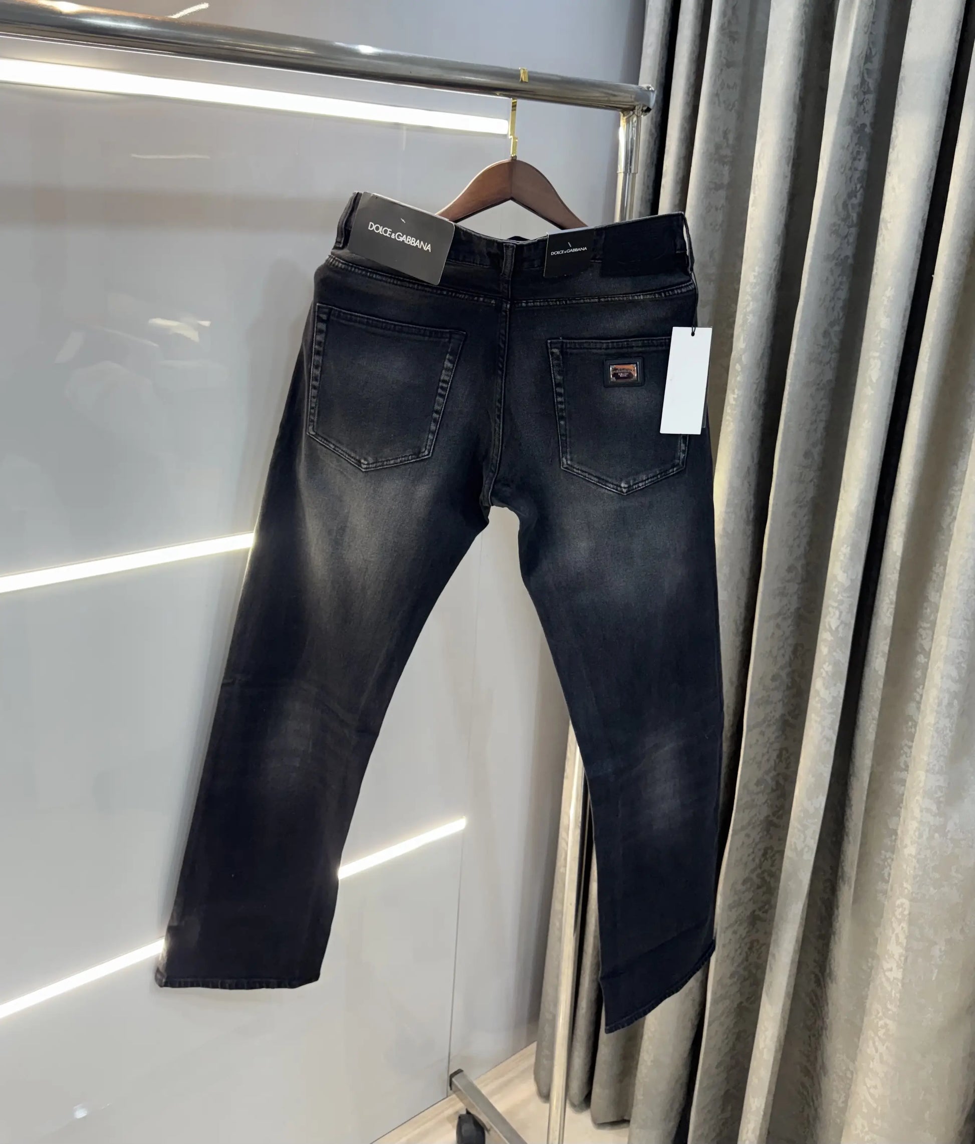 Dolce&Gabbana Carbon Black Imported Premium Denim