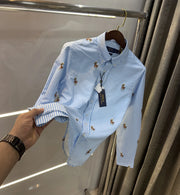 Ralph Lauren Sky Blue Teddy Premium Shirt
