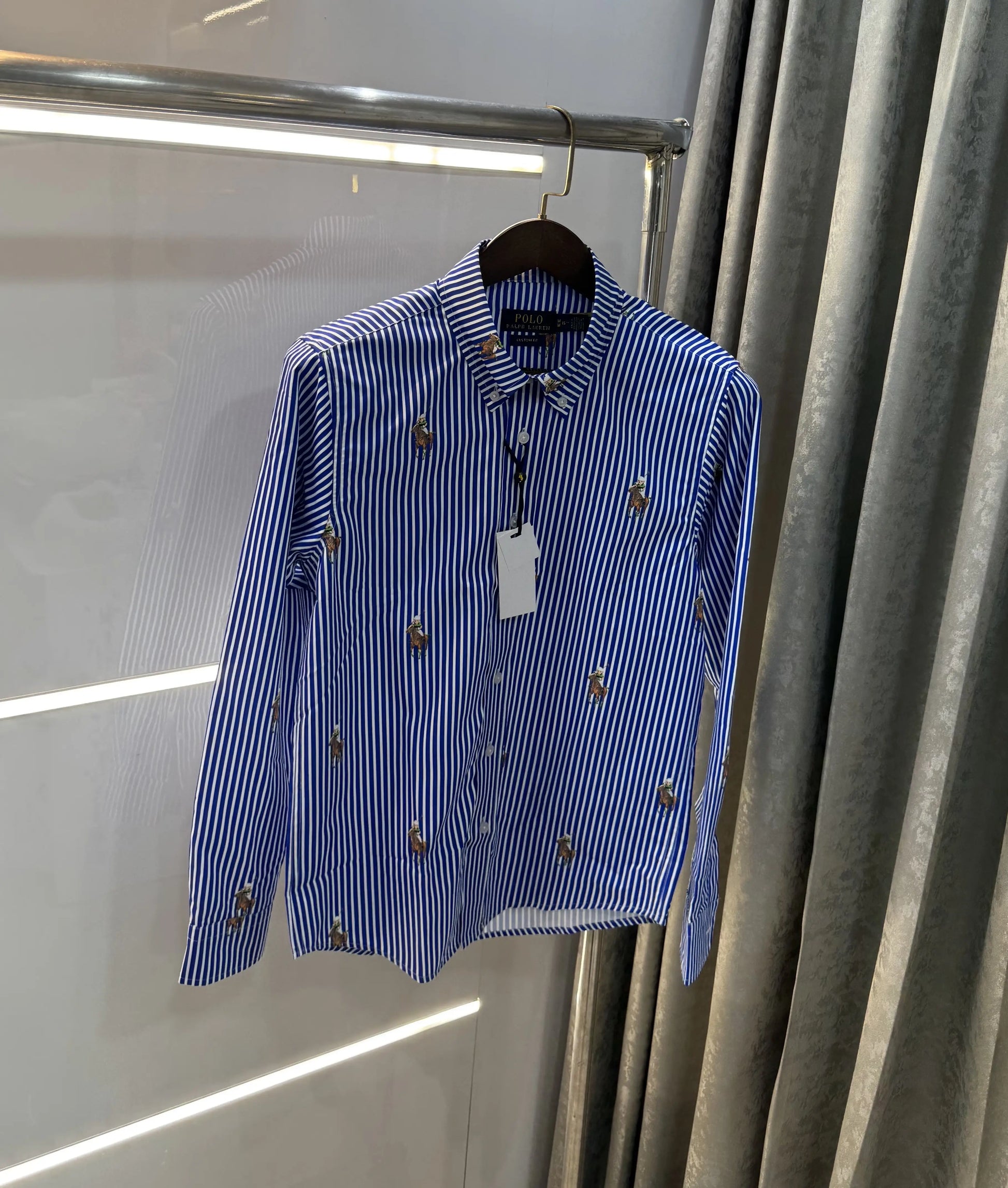 Ralph Lauren Dark Blue Teddy Premium Shirt