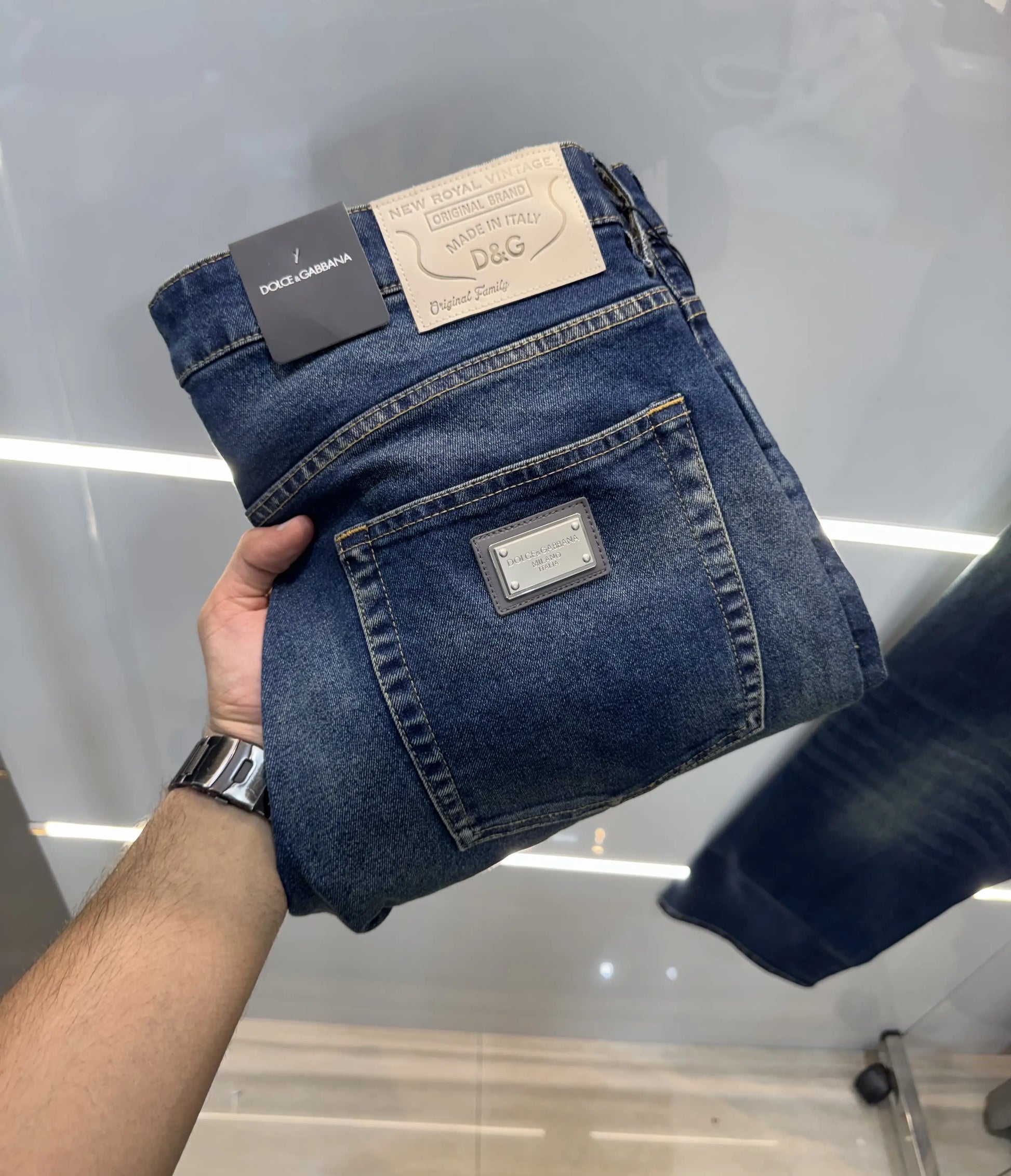 Dolce&Gabbana Greenish Imported Premium Denim