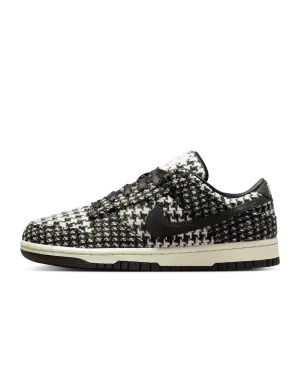 Nik_e Harris Tweed x Dunk Low Black Phantom