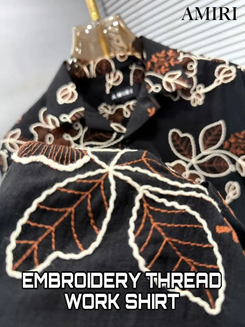 Amir_i Thread Embroidered Imported E_x.clusive Half Shirt (DN 623)
