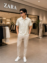 Zar_a Printed Very Premium Imported Polo T-shirt (DN 634)