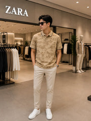 Zar_a Printed Very Premium Imported Polo T-shirt (DN 635)