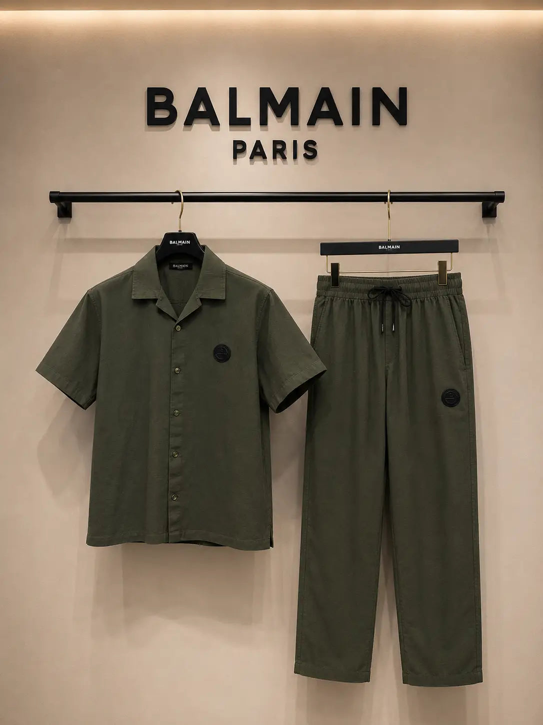 Balmai_n Paris 100% Imported Linen Exclusive Half Cord Set With Lower (DN 639)
