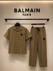 Balmai_n Paris 100% Imported Linen Exclusive Half Cord Set With Lower (DN 639)