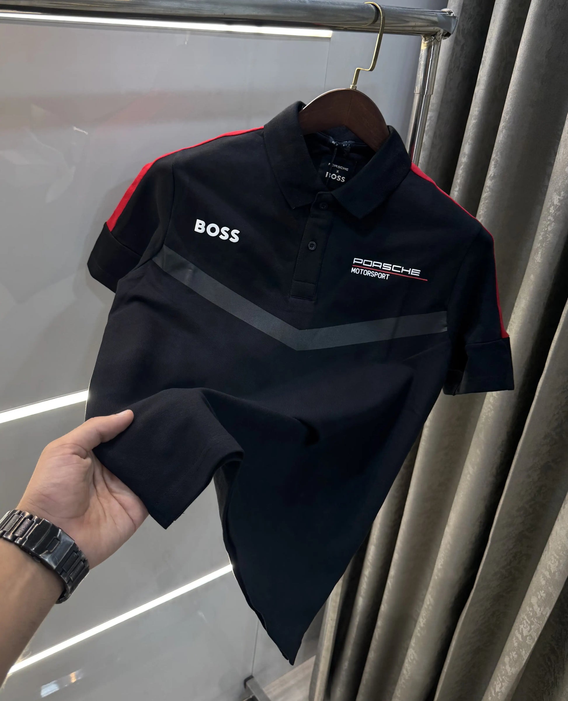 Hug o Boss Black Porsche Edition Premium Polo T-shirt