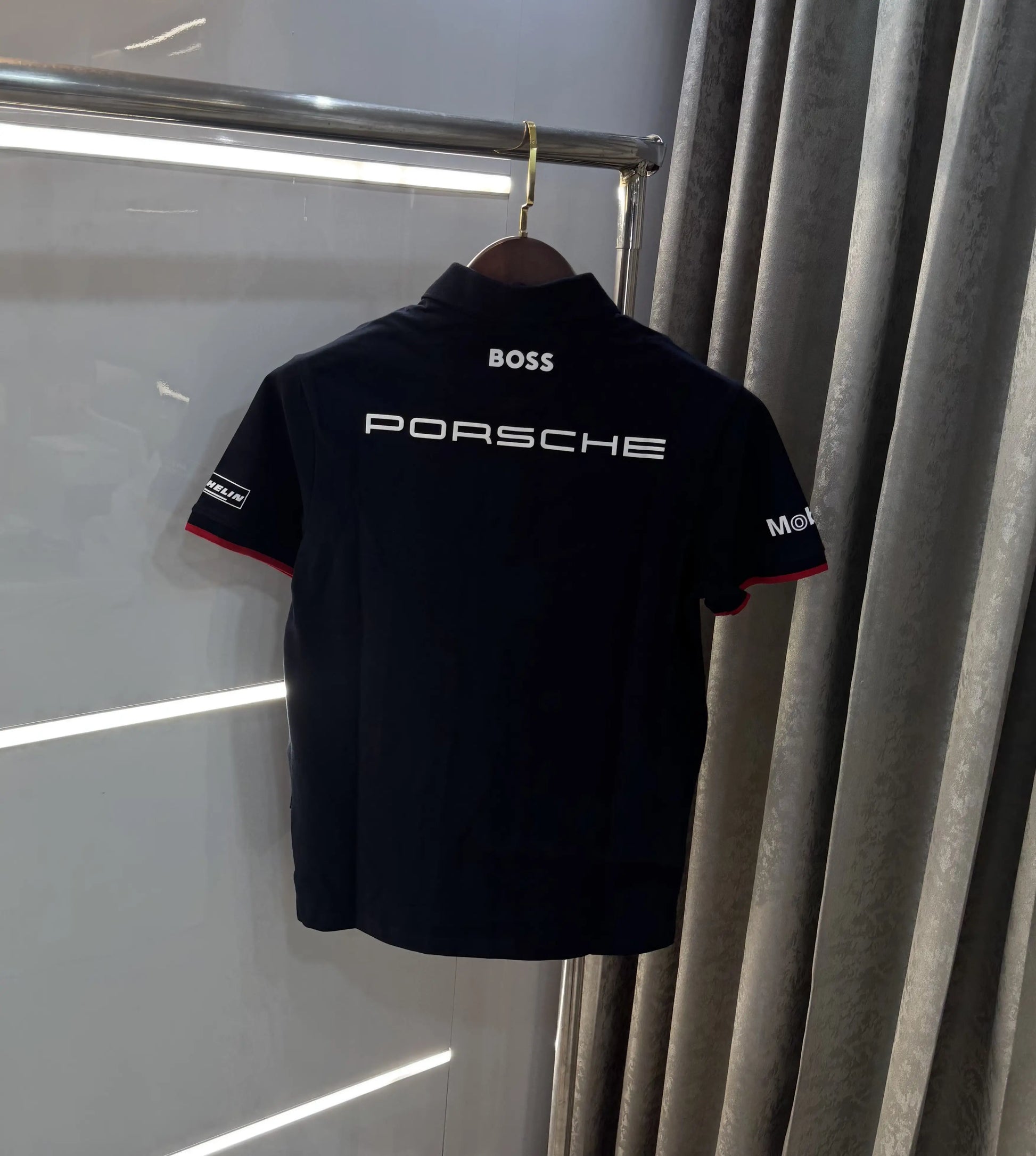 Hug o Boss Navy Blue Porche Edition Premium Polo T-shirt