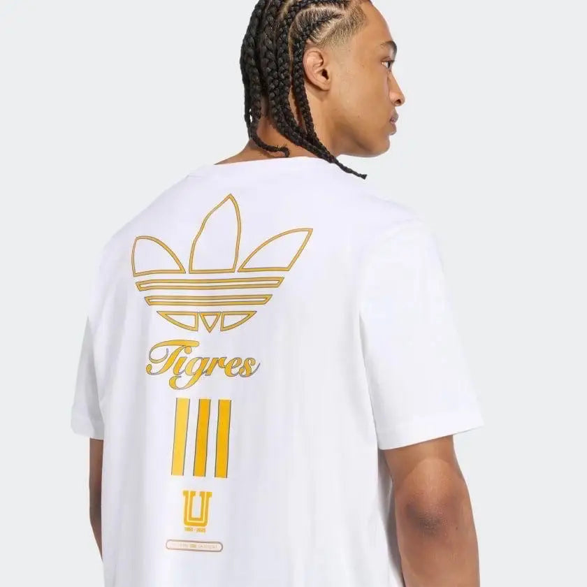 Adida s White Printed Premium Classic T-Shirt