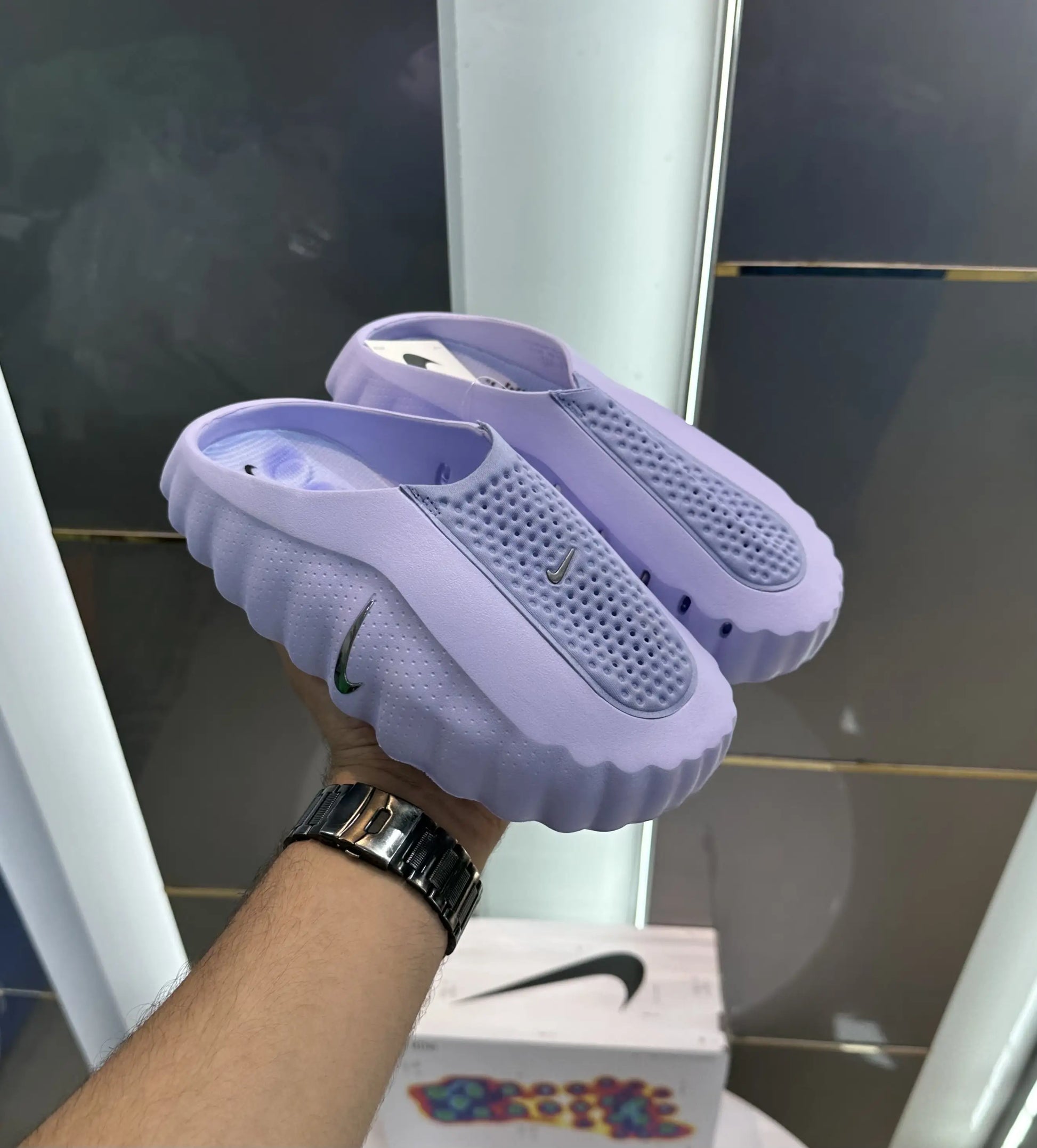 Nike_Mind Purple Slide For Her