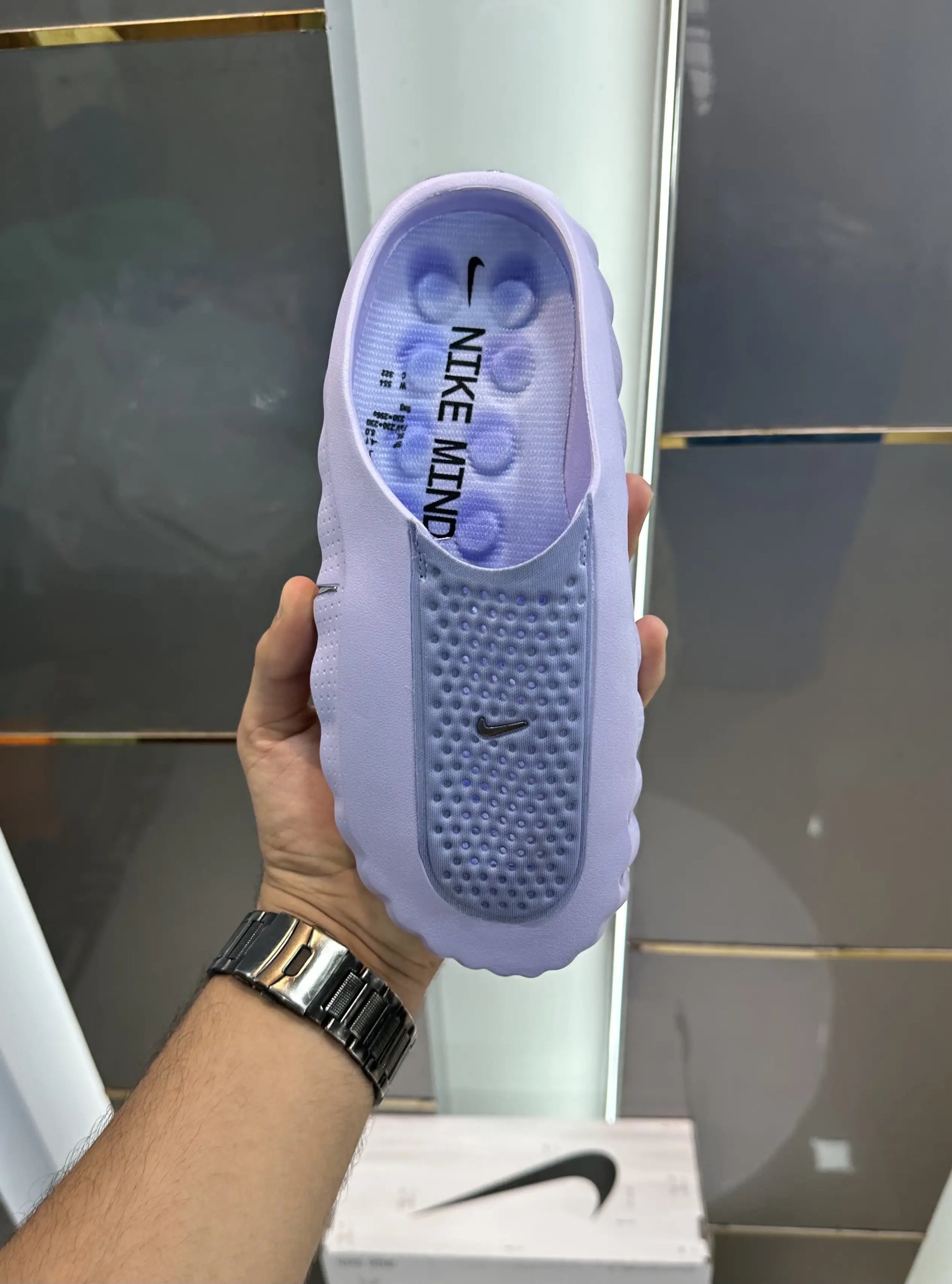Nike_Mind Purple Slide For Her