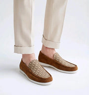 Dior_Tan Monogram Premium Formal Loafers