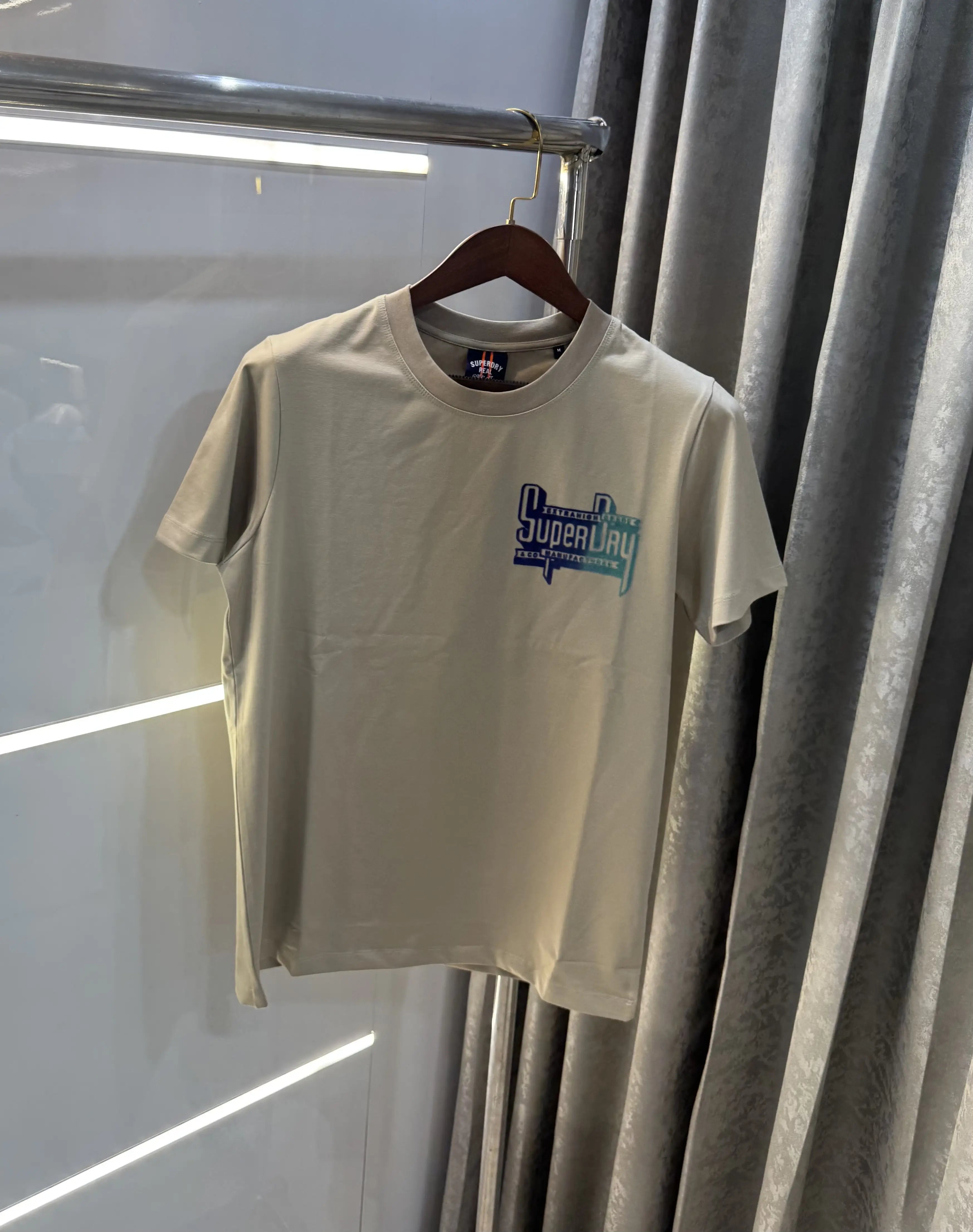 Superdr y Beige Premium Classic T-Shirt