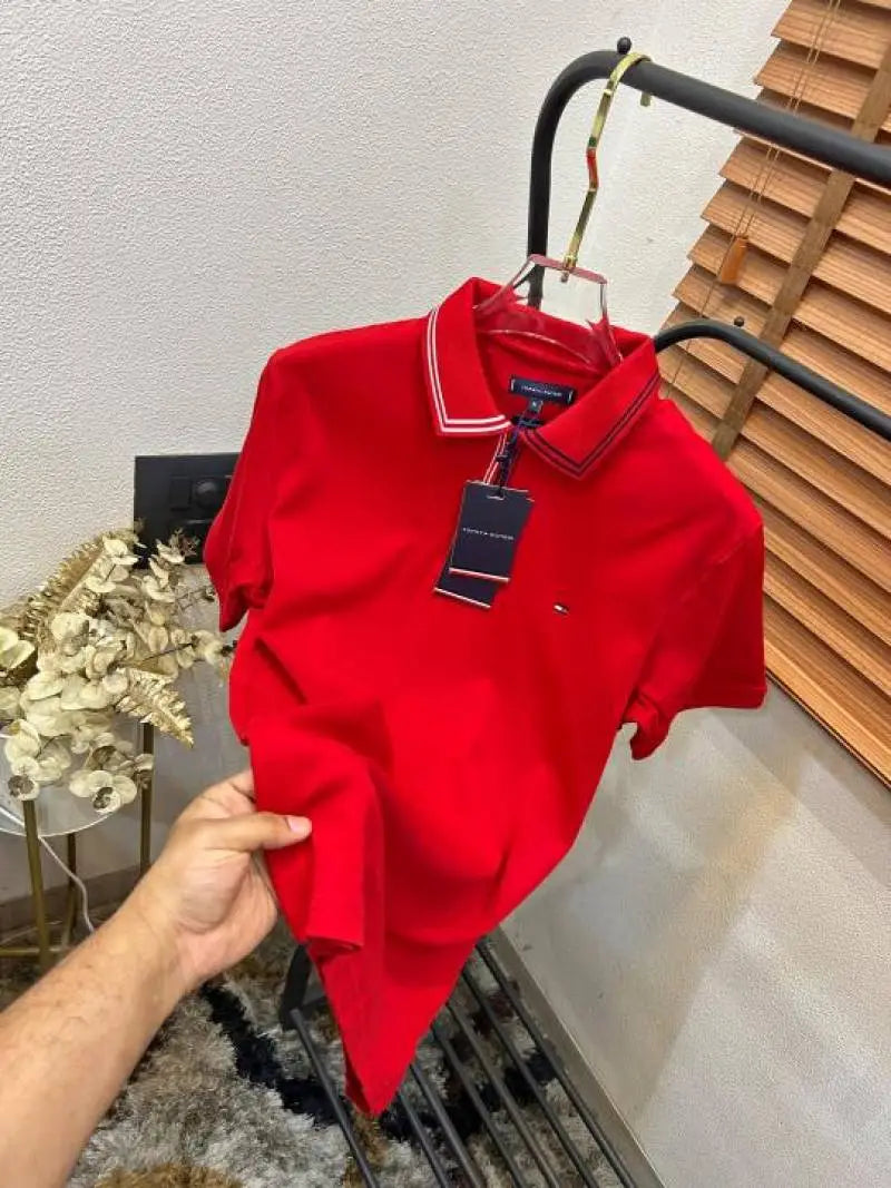 Tommy Hulfige_r Imported Classic Premium Polo T-shirt (DN 529)