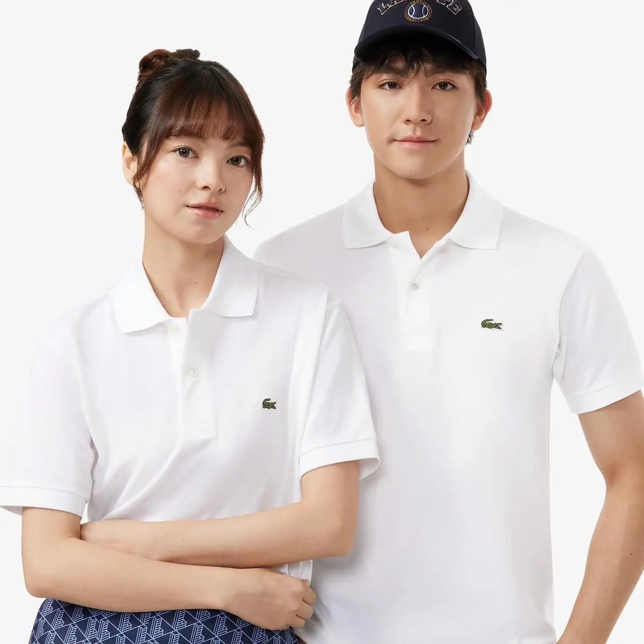 Lacost e White Logo Work Premium Polo T-Shirt