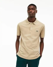 Lacost e Beige Logo Work Premium Polo T-Shirt