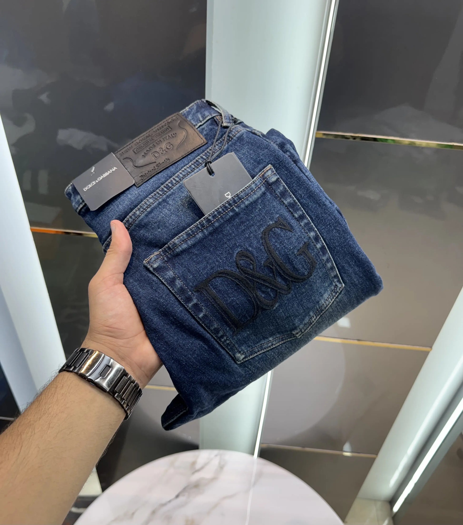 Dolce&Gabbana Greenish Imported Premium Denim