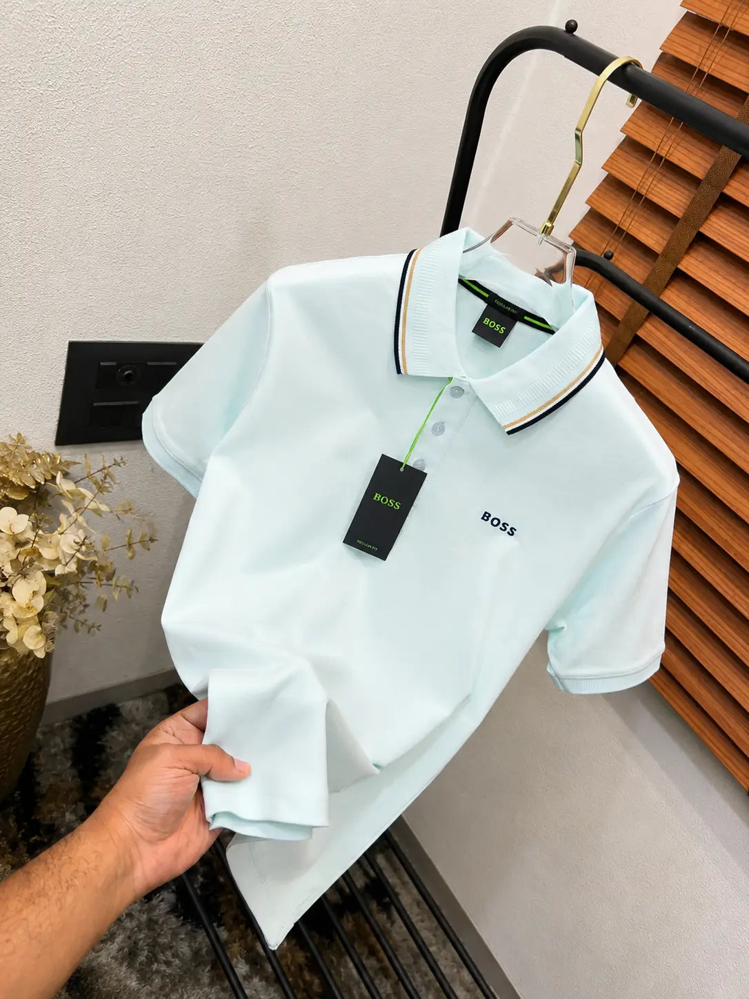 Boss Premium Cotton Classic Polo T-shirt (DN 628)