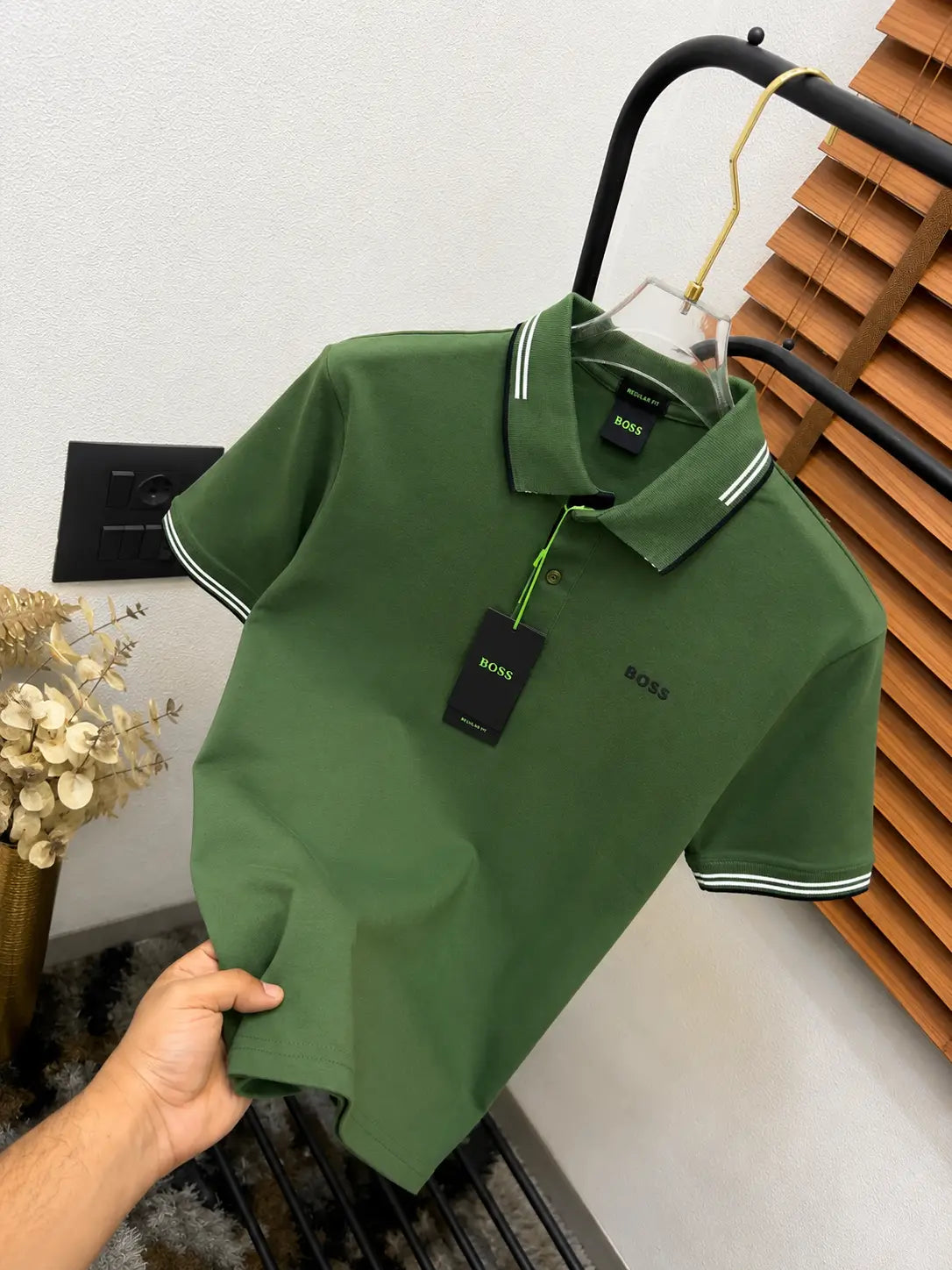 Boss Premium Cotton Classic Polo T-shirt (DN 628)