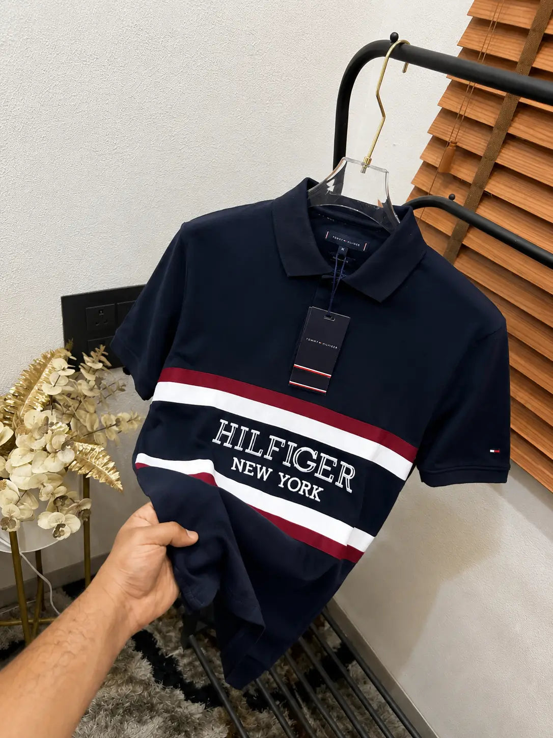 Tommy Hulfige_r Imported Classic Premium Polo T-shirt (DN 529)
