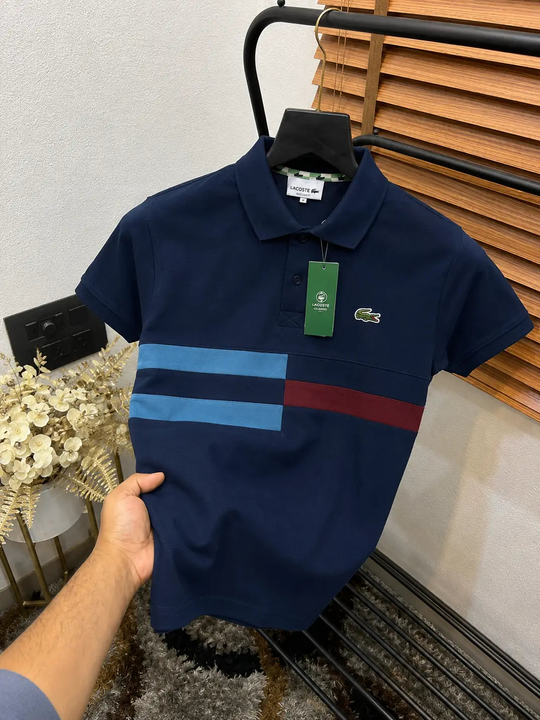 Lacost_e Premium Imported Polo Neck T-shirt