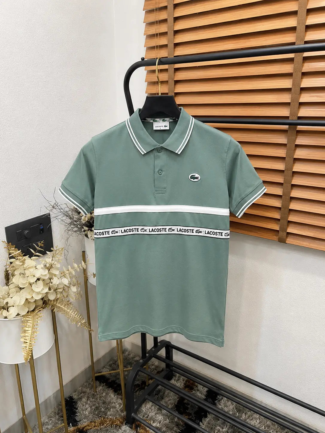 Lacost_e Premium Imported Polo Neck T-shirt