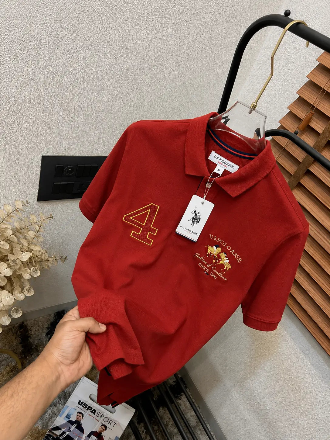 U.S. Polo Assn. Imported Cotton Polo T-shirt (DN 638)
