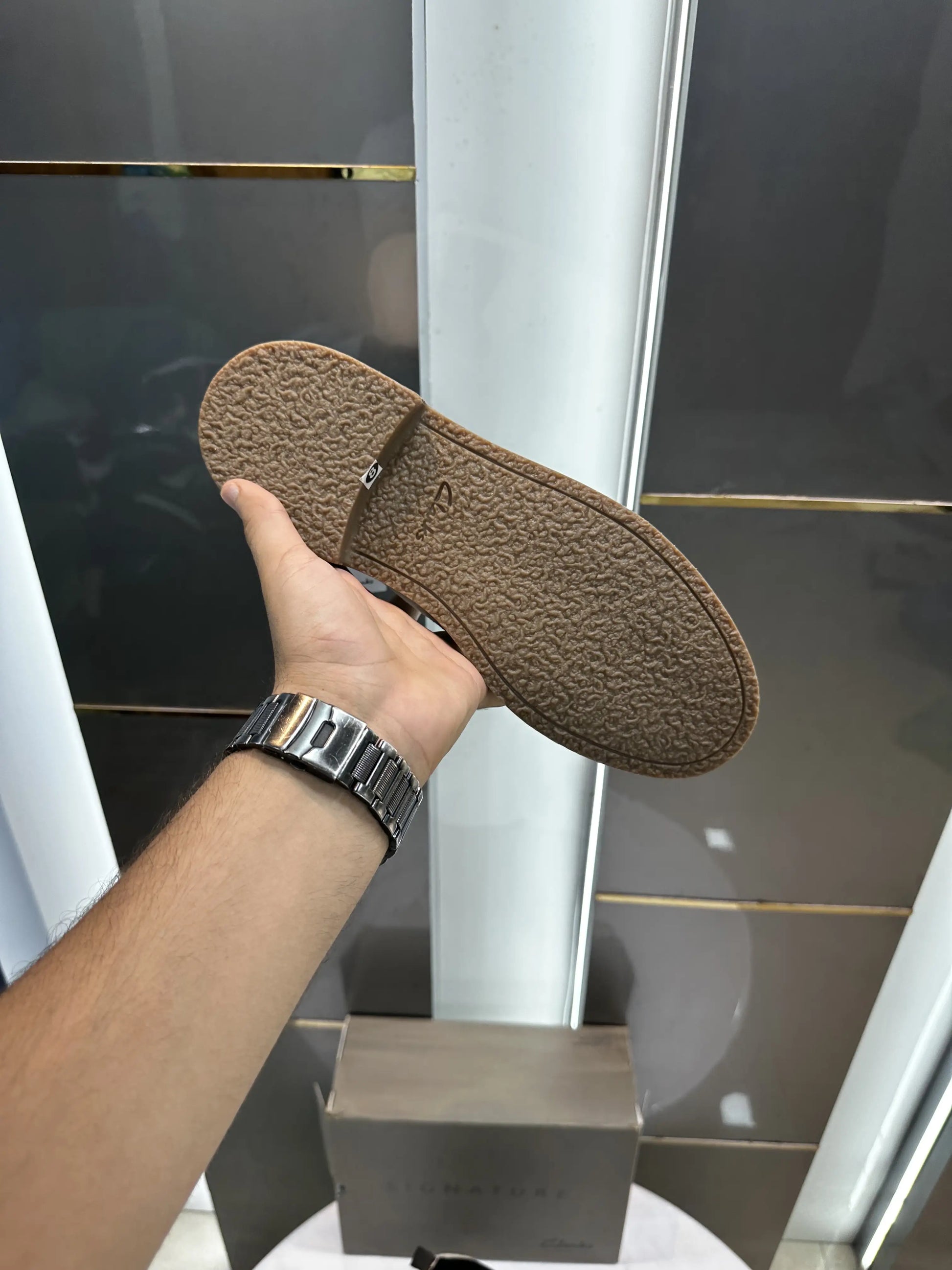 Clarks_Beige Premium Suede Leather Boots