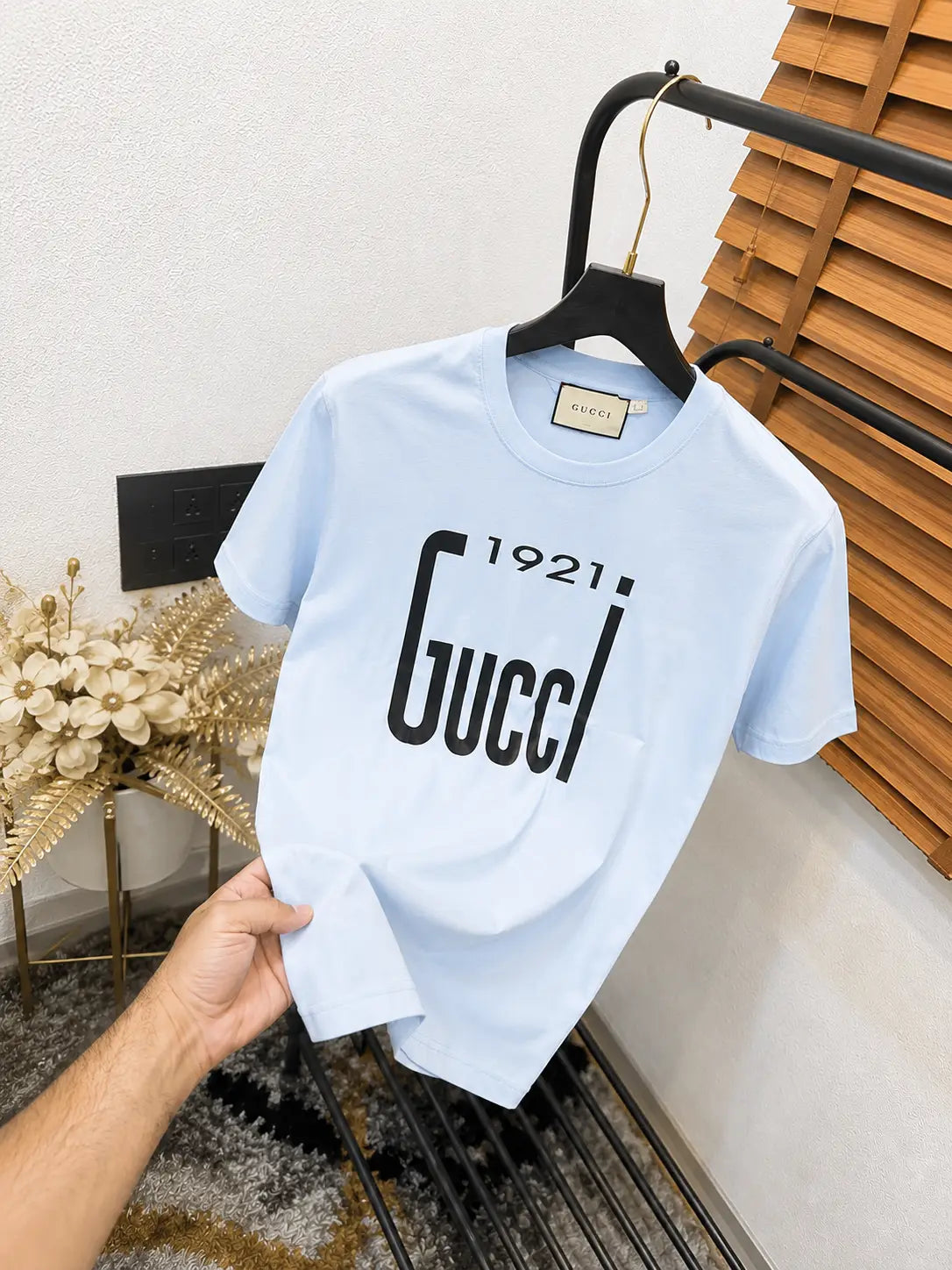 Gucc_i 1921 Premium Round Neck T-shirt