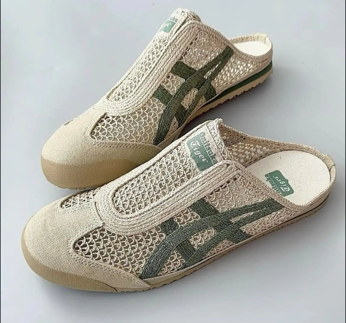Onitsuka Tiger slip on sabot Safari Green