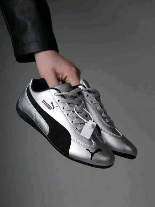 Pumaa Speedcat Metallic Silver Black