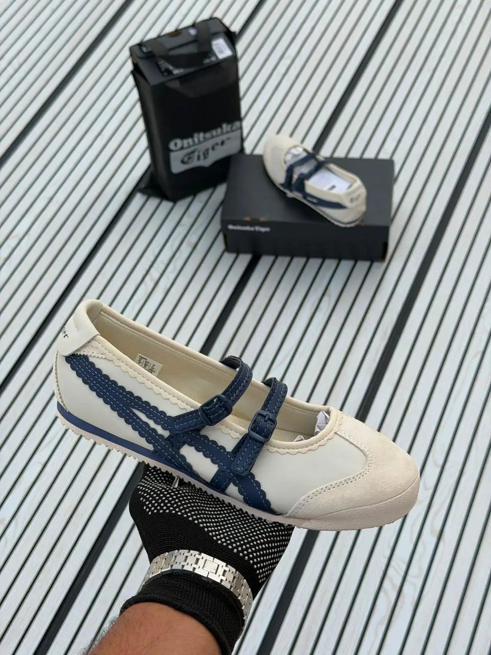 Onitsuka Tiger Mexico 66 Tgrs Birch Peacoat 384