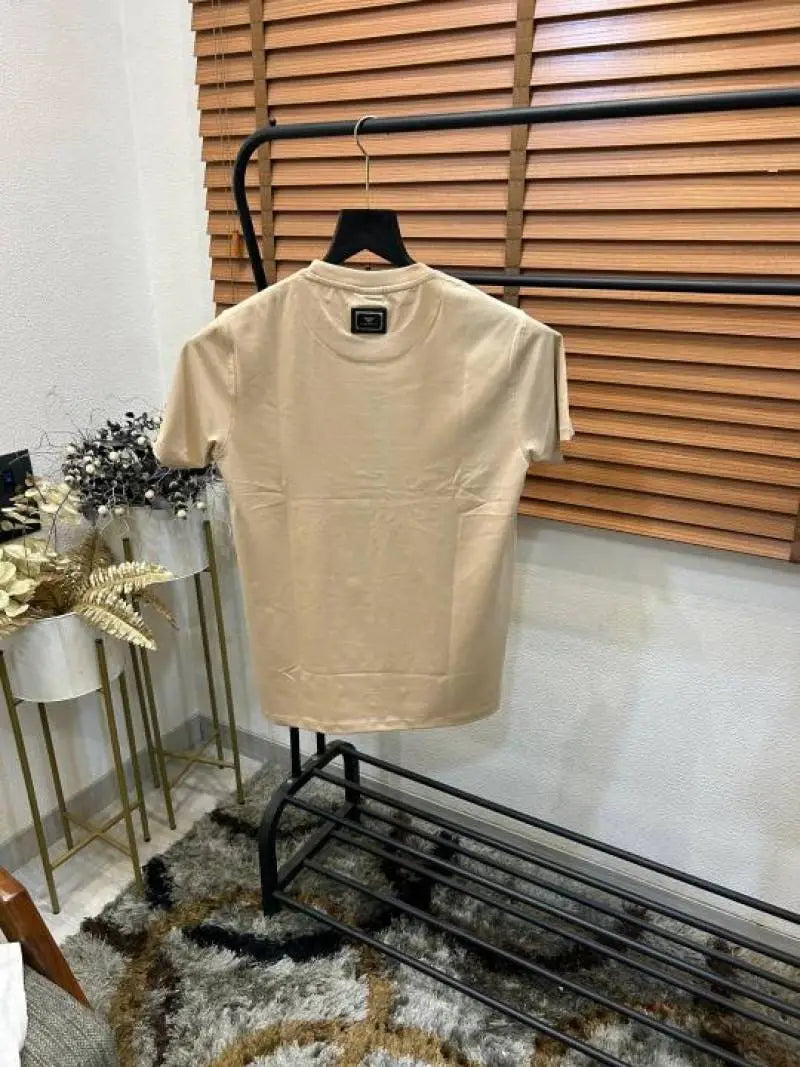 Emporio Arman_i Logo Embroidered Premium Round Neck T-shirt