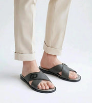 Dior_Grey CD Cross Slide For Men