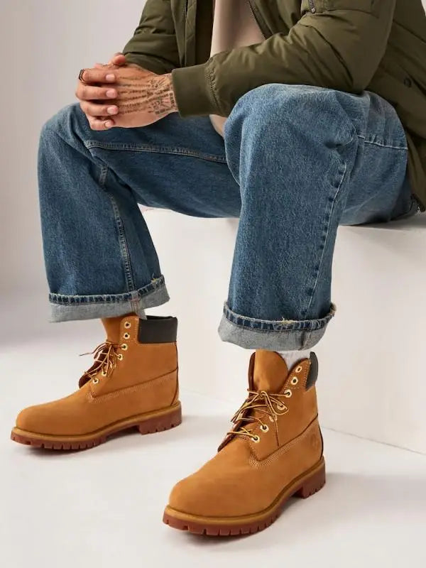 TIMBERLAND SUEDE LEATHER WHEAT BOOTS