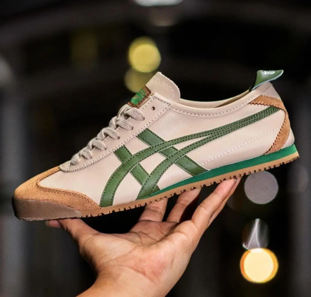 _*Onitsuka Tiger Mexico 66 Beige Green GrassFix 221