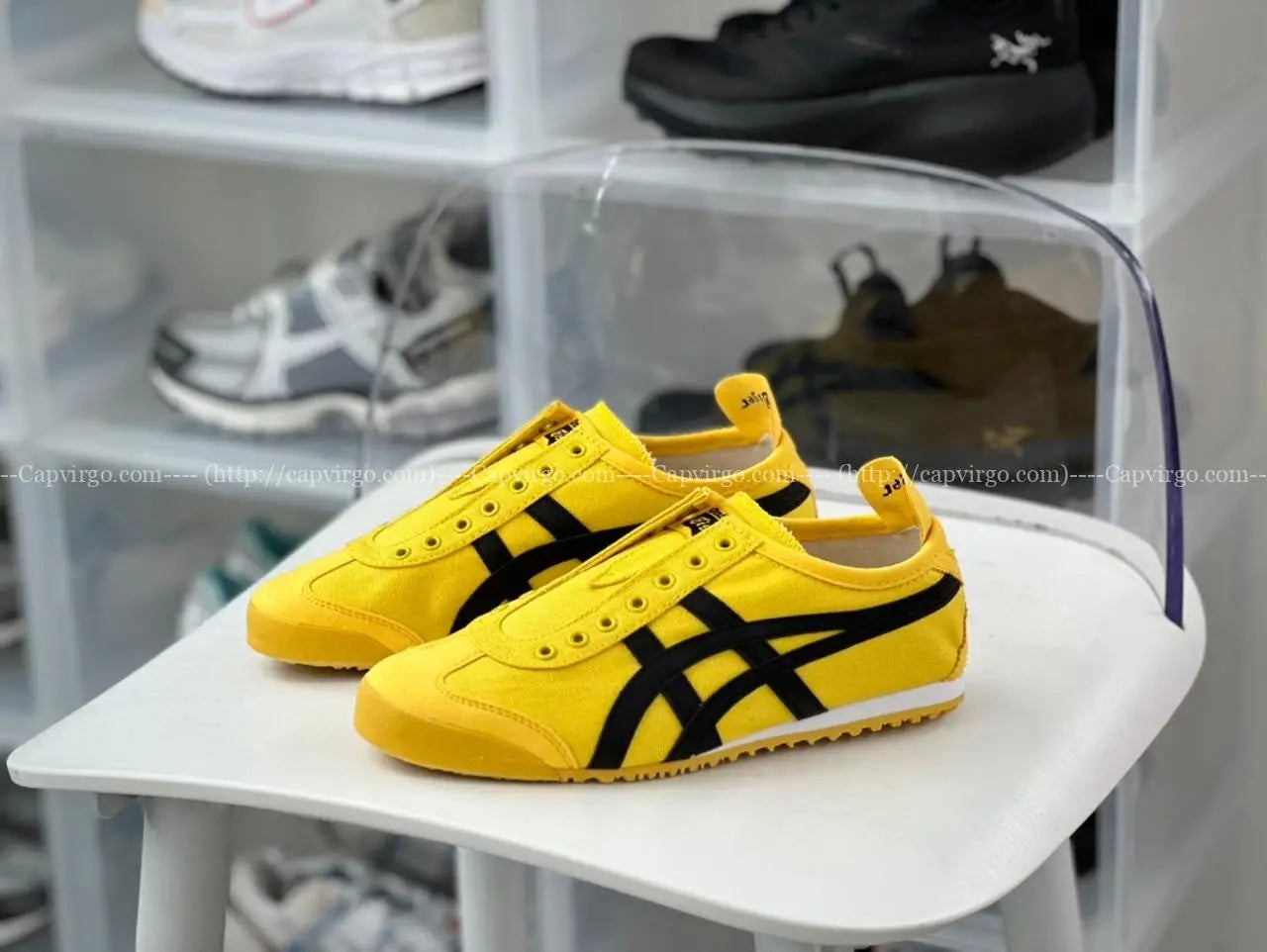 *Onitsuka Tiger Mexico 66 Slip On Yellow Black Fix 145