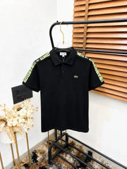 Lacost_e Shoulder Patched Imported Exclusive Polo T-shirt (DN 629)