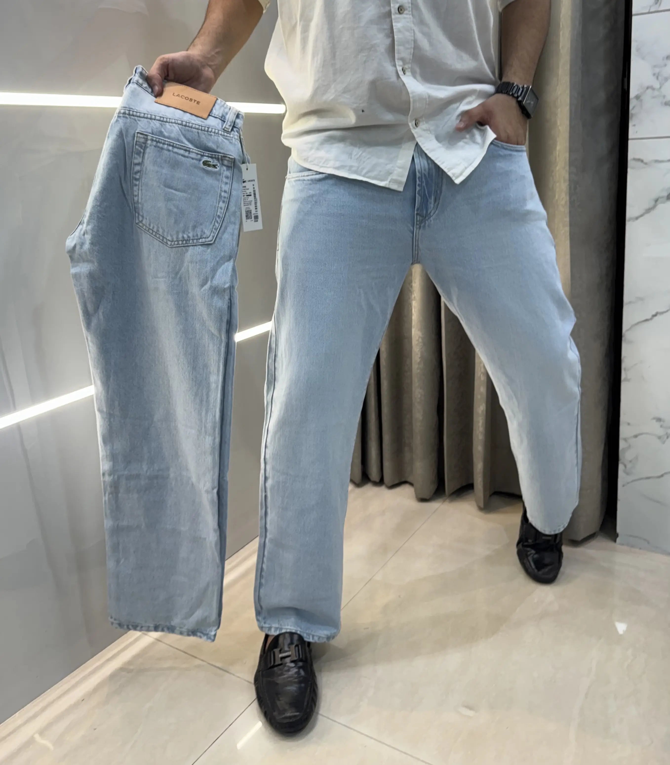 Lacost e Sky Blue Premium Classic Denim