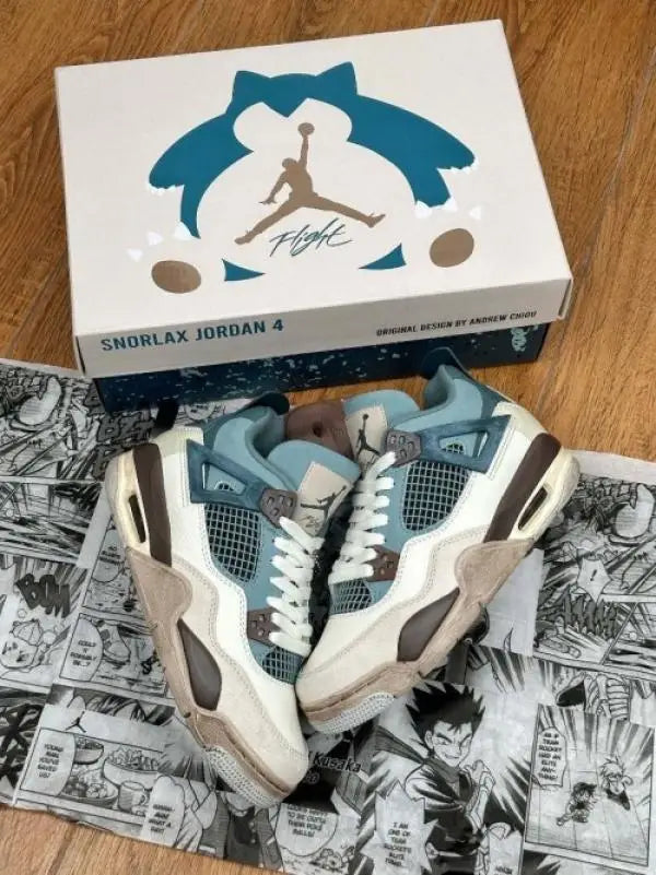 Jordan Retro 4 Snorlax Custom Surplus Semi UA