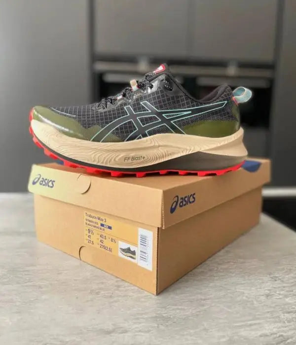 Asic s Gel Trabuco Max 3 Trail Black Smoke blue