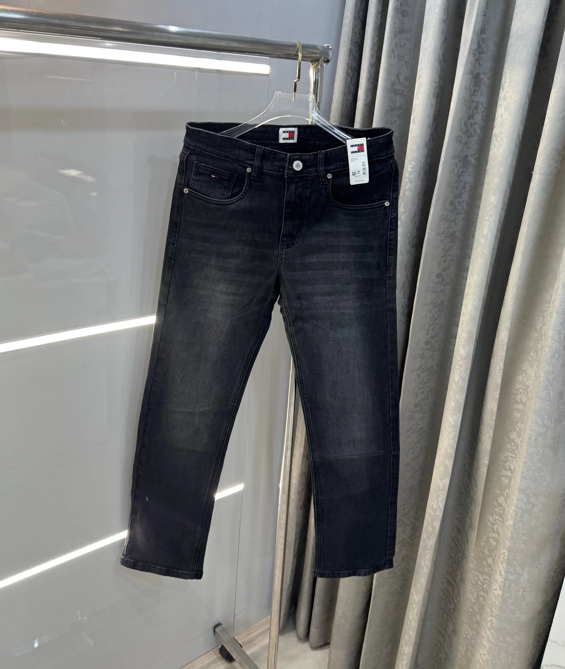 Tommy Hilfiger Carbon Black Imported Premium Denim