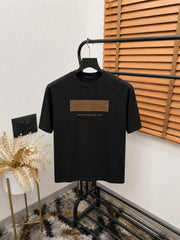 Loui_s Vuitton Turkey Imported Jute Embroidered Premium Drop Shoulder T-shirt (DN 567)
