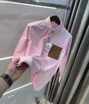 Loewe Pink Logo Patch Imported Shirt