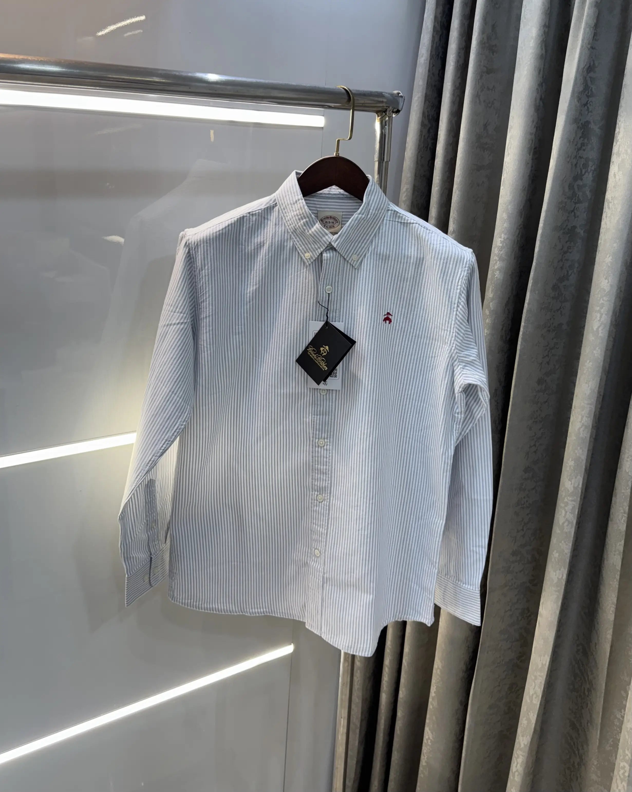 Brooks Brother Grey Oxford Premium Shirt