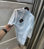 Brooks Brother aqua Blue Oxford Premium Shirt