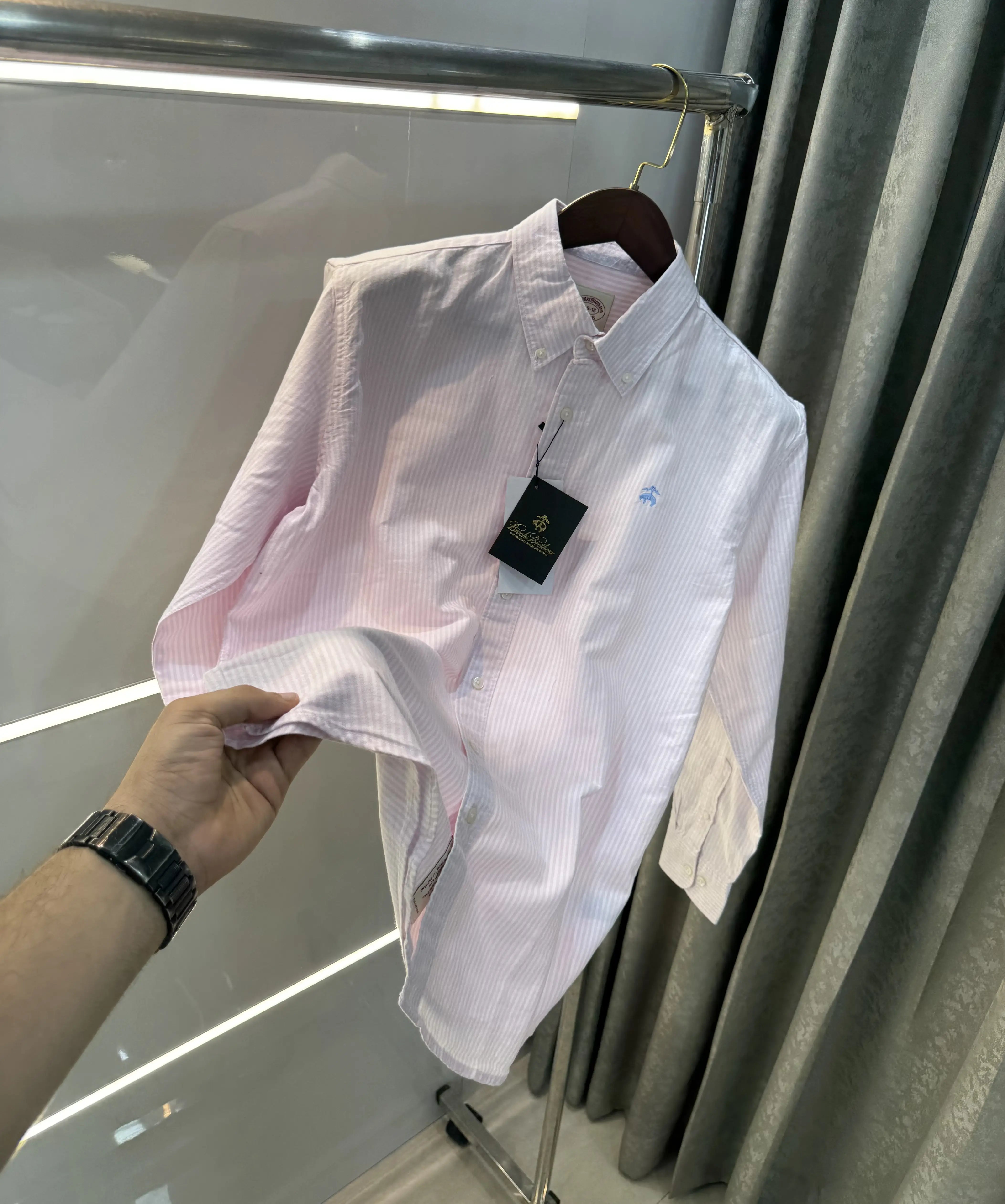 Brooks Brother Pink Oxford Premium Shirt
