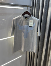 Under Armour Grey Reflective Logo Print Imported Oversized T-Shirt